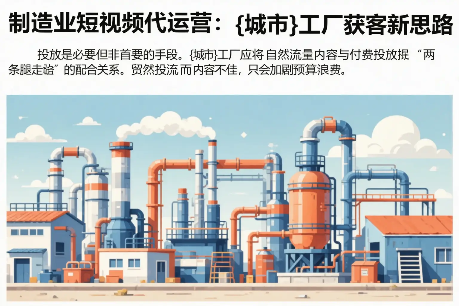 制造业短视频代运营：留坝工厂获客新思路