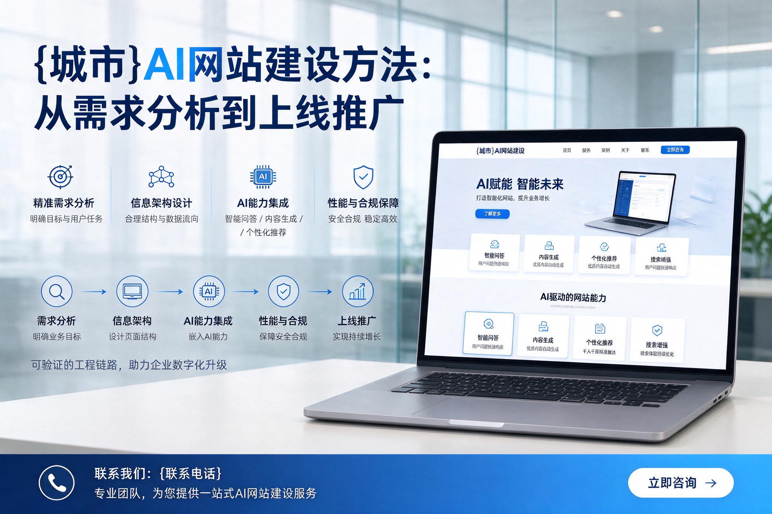 留坝AI网站建设方法：从需求分析到上线推广