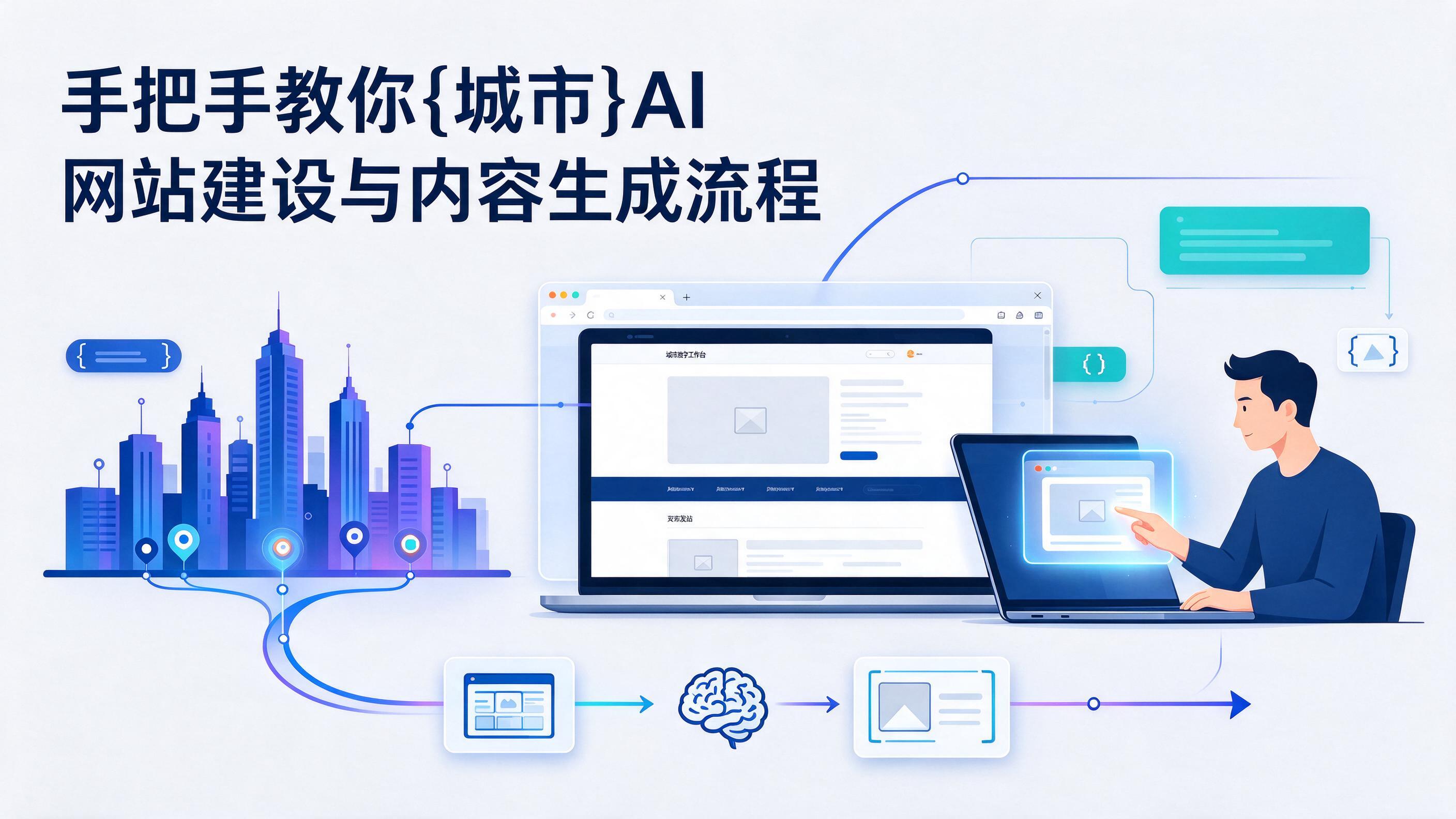 手把手教你留坝AI网站建设与内容生成流程